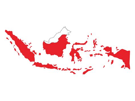 vector peta indonesia png